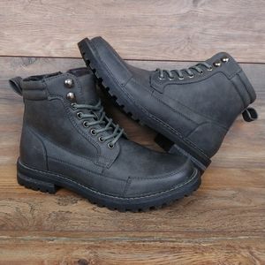 Bruno Marc Motorcycle Combat Boots